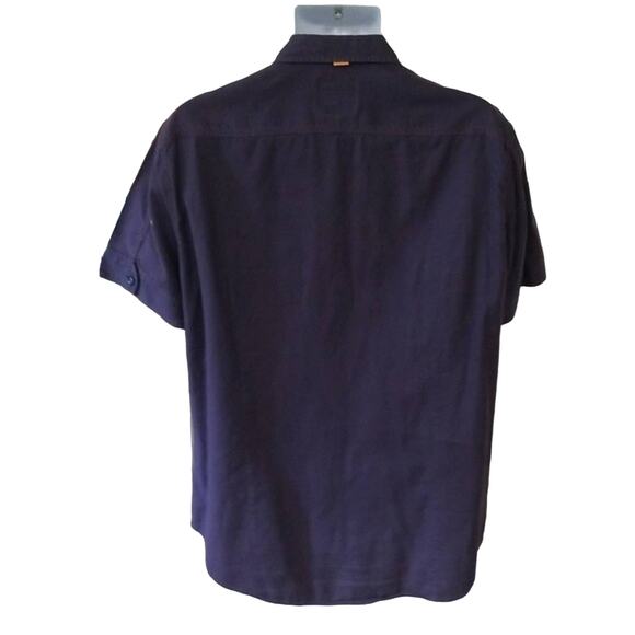 $10 Sale Boss Orange Button Down Shirt - Picture 3 of 6